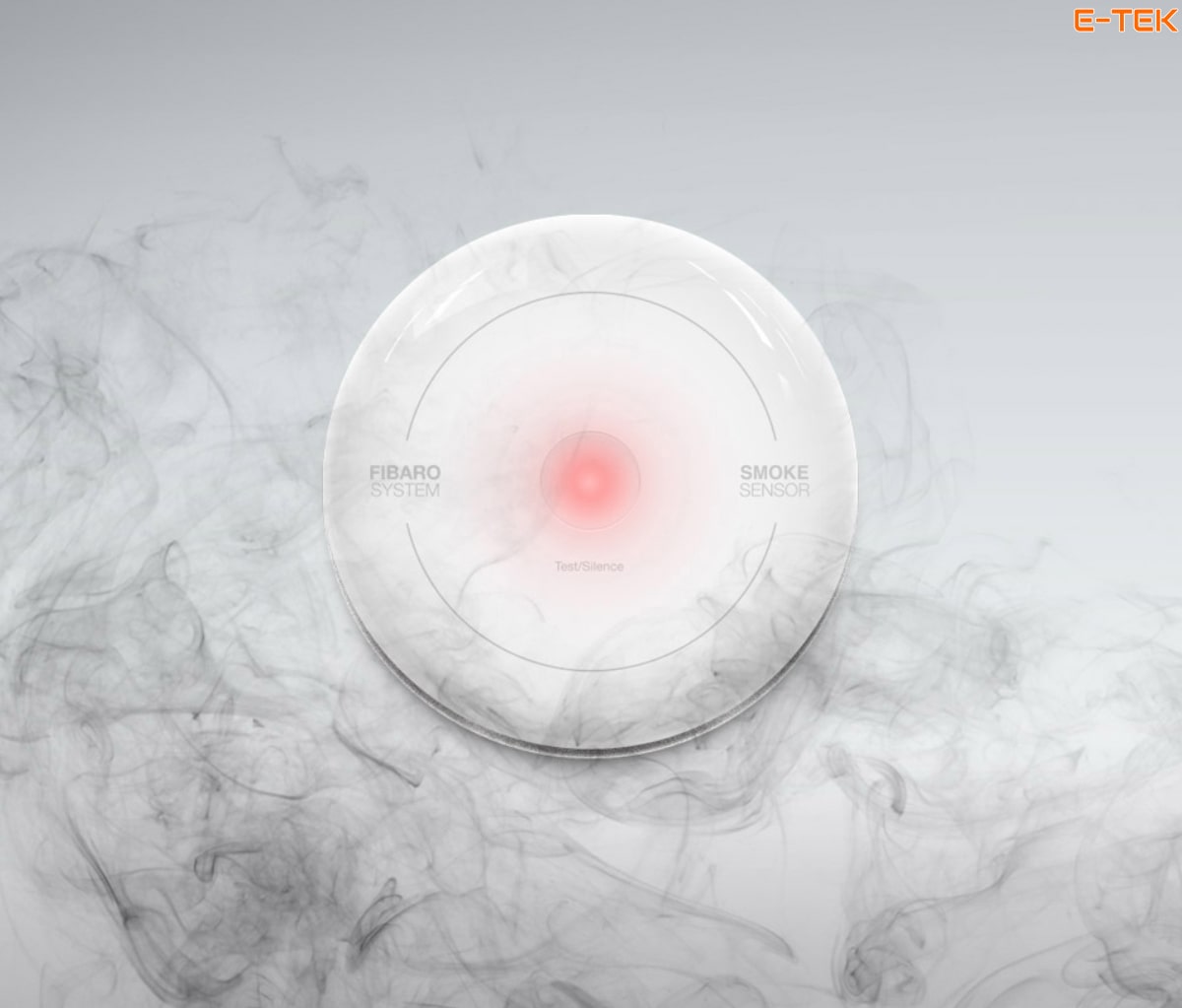 Nhà thông minh Fibaro cảm biến khói