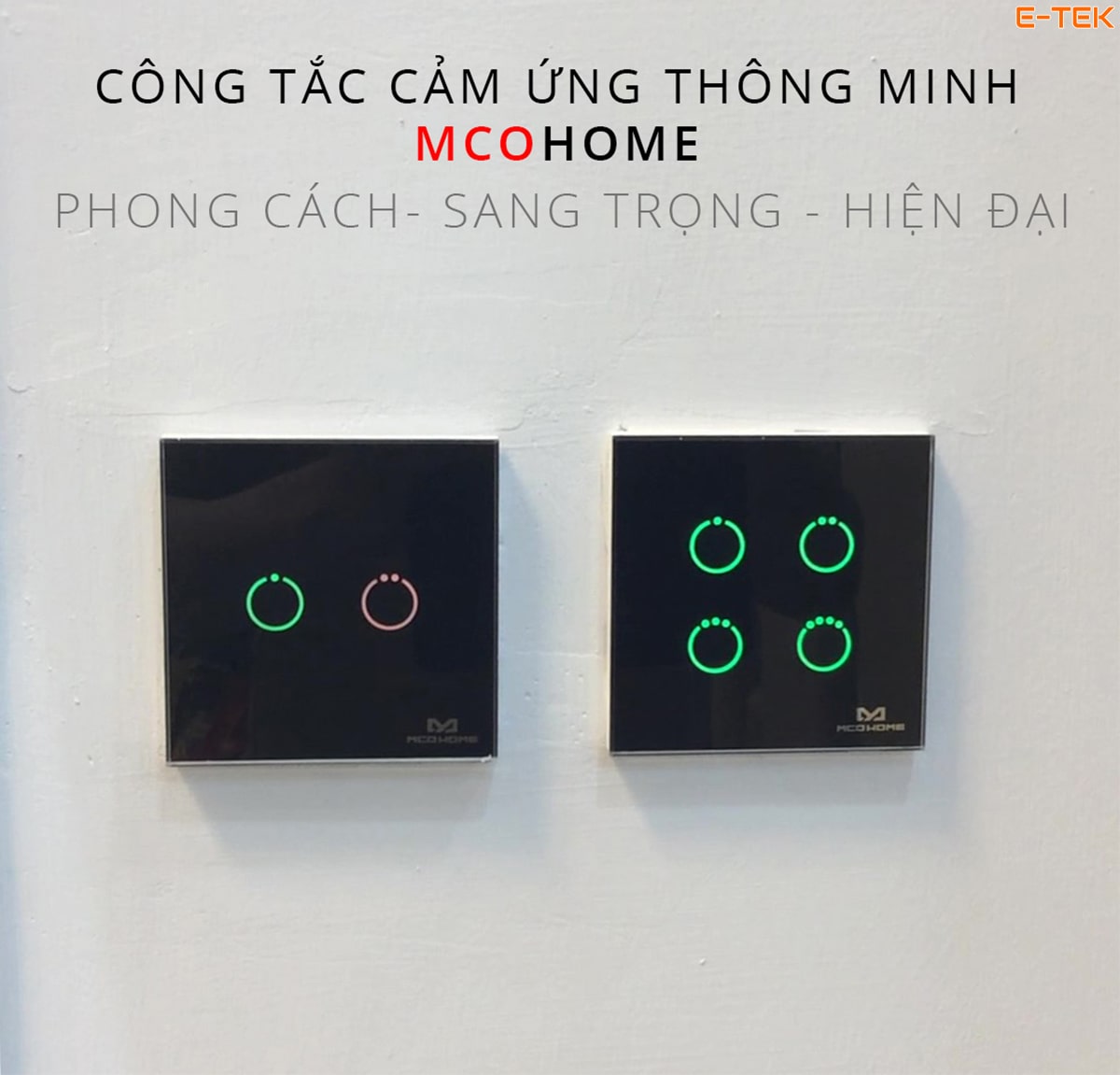 Hệ thống công tắc thông minh sang trọng nâng tầm ngôi nhà bạn