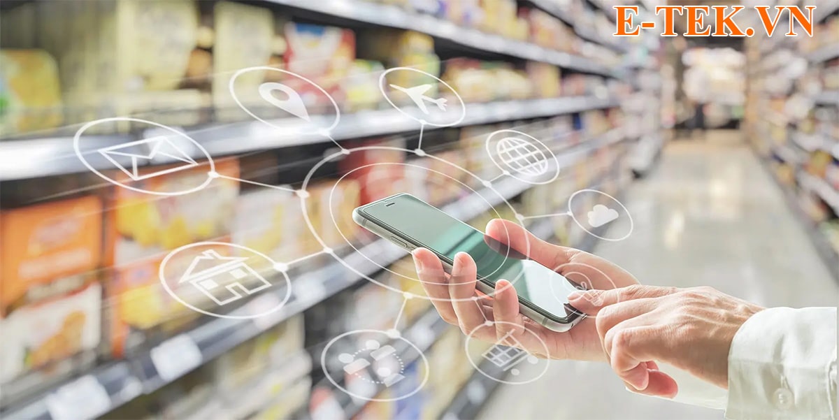 thiết bị iot trong trung tâm thương mại