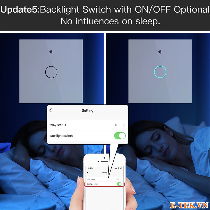 Thiết lập trạng thái công tắc tuya zigbee sau khi có điện