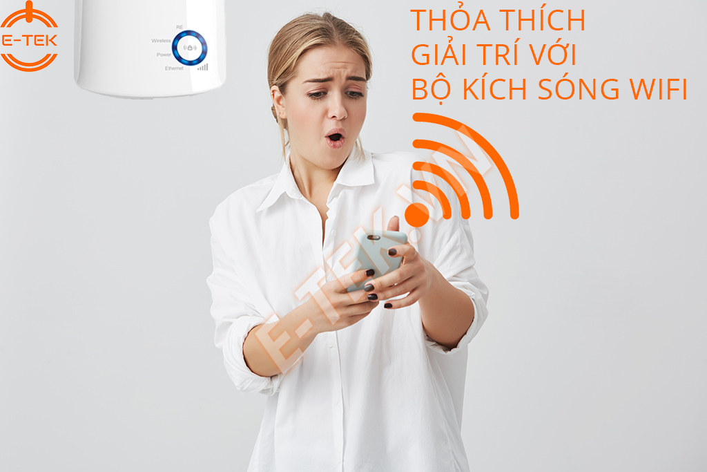 Bộ kích sóng WIFI TPlink TL-WA850RE giúp bạn thỏa thích giải trí.