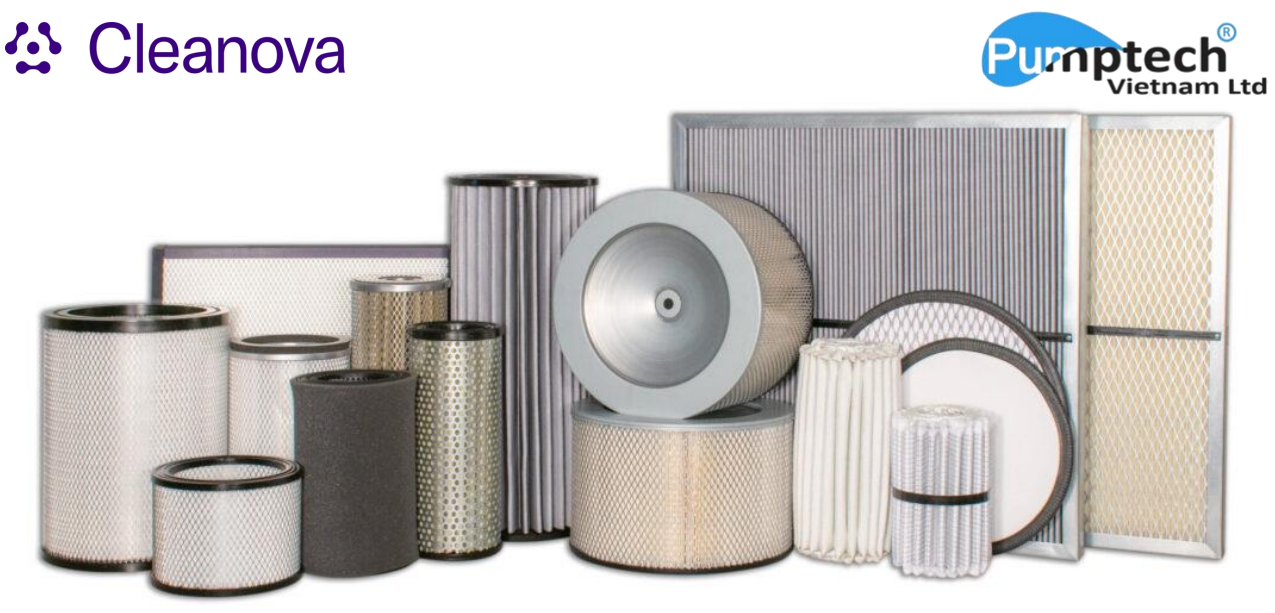 PUMPTECH nhà phân phối chính thức của hãng lọc CLEANOVA