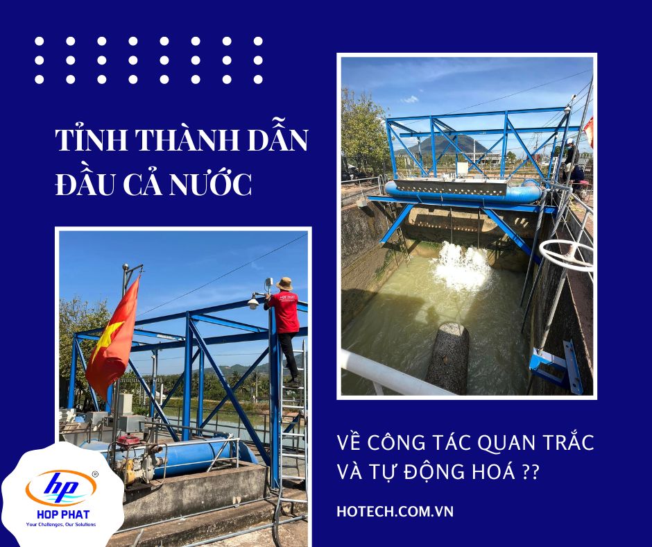 TỈNH THÀNH ĐỨNG TOP ĐẦU CẢ NƯỚC VỀ QUAN TRẮC VÀ TỰ ĐỘNG HOÁ