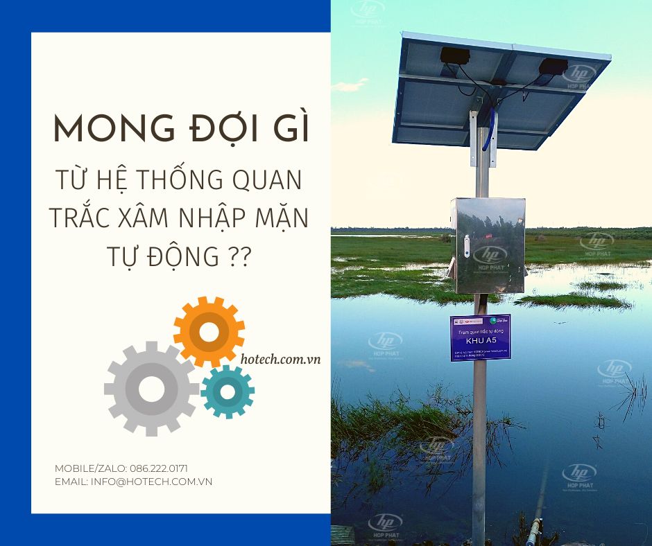 MONG ĐỢI GÌ TỪ HỆ THỐNG QUAN TRẮC XÂM NHẬP MẶN TỰ ĐỘNG ??