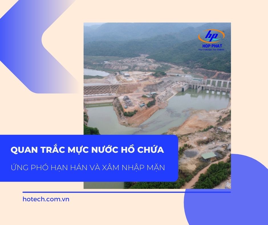 QUAN TRẮC MỰC NƯỚC HỒ CHỨA ĐỂ CHỦ ĐỘNG ỨNG PHÓ HẠN HÁN VÀ XÂM NHẬP MẶN