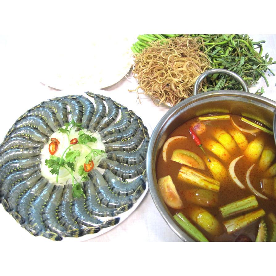 LẨU TÔM CHUA CAY