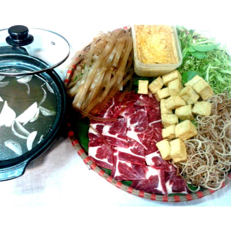 BÒ  NHÚNG RIÊU CUA