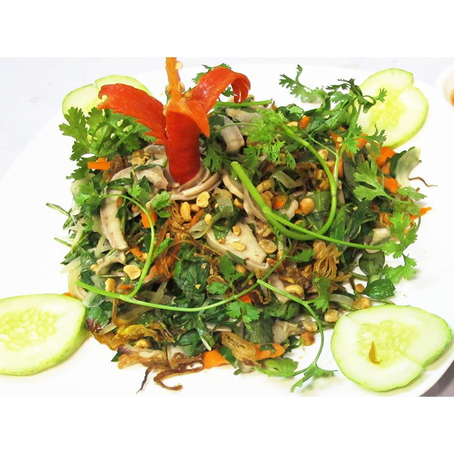 GỎI BAO TỬ TRỘN RAU RĂM
