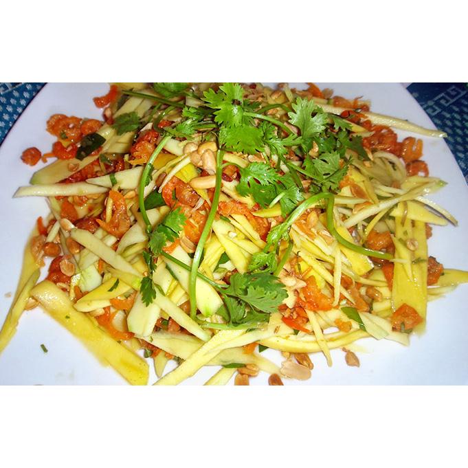 GỎI XOÀI TÔM KHÔ