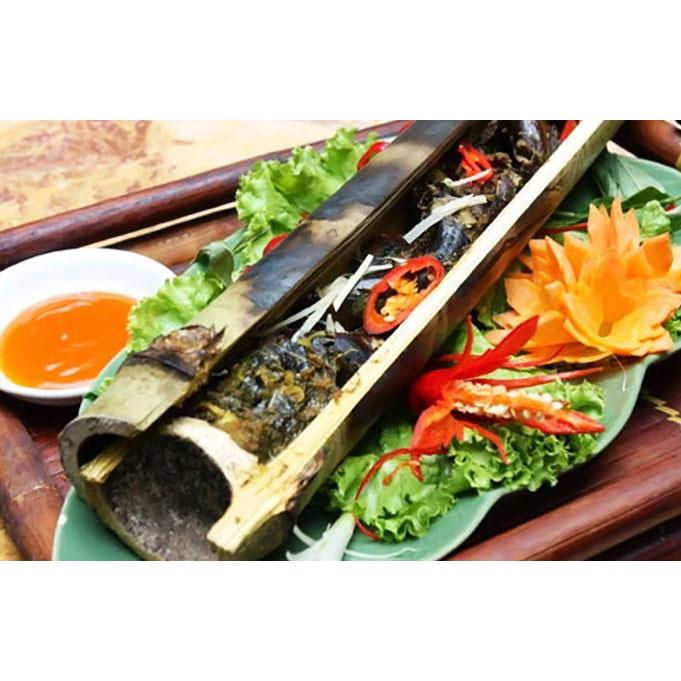 LƯƠN NGỒI ỐNG TRE