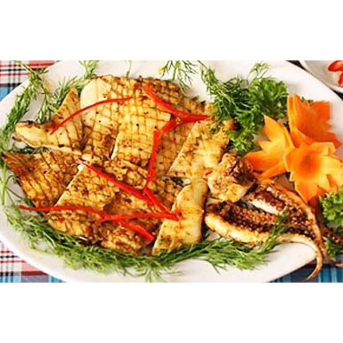 MỰC NƯỚNG SẢ ỚT