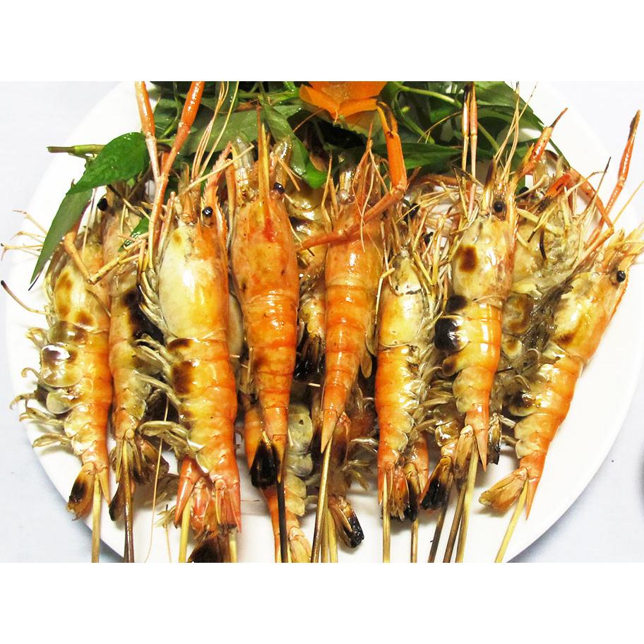 TÔM CÀNG NƯỚNG MỌI