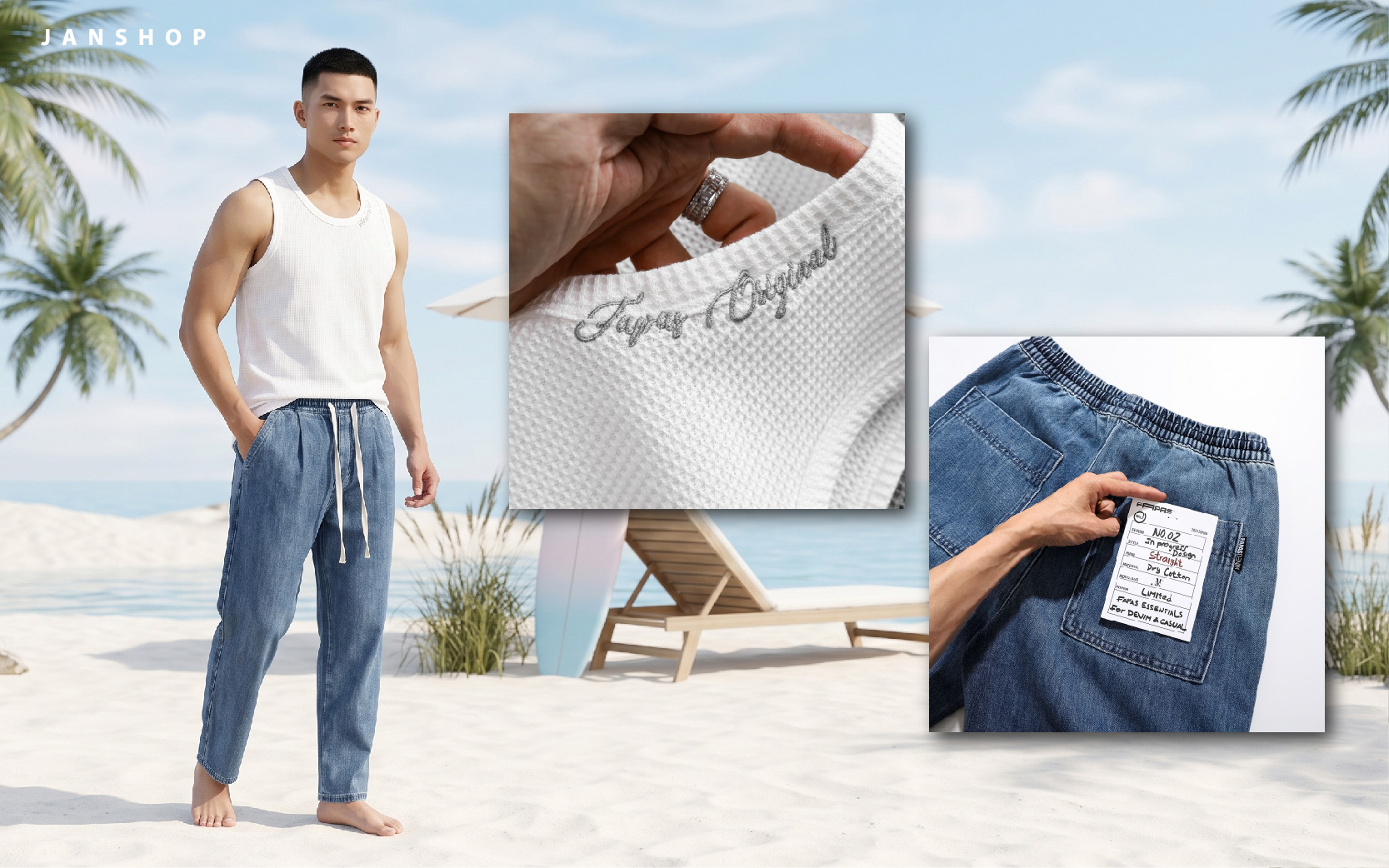 phối áo thun cùng quần jean