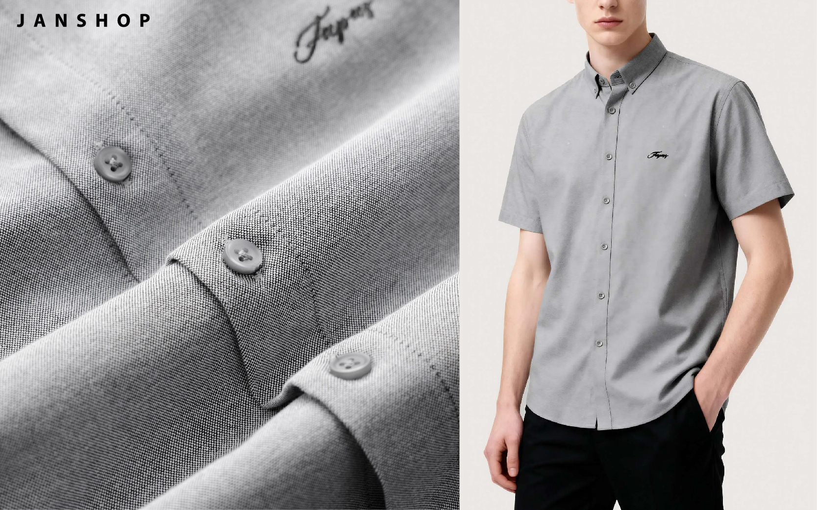 Phối đồ với áo sơ mi nam cần cân nhắc đến chất liệu phù hợp