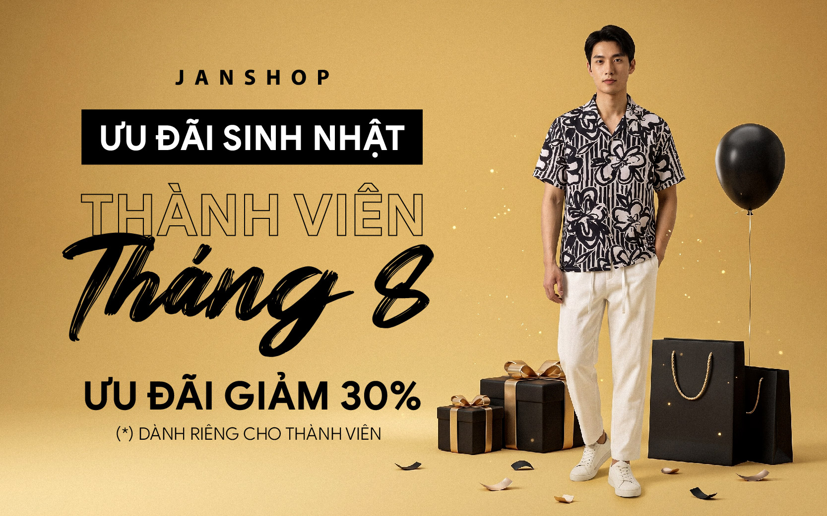 ưu đãi sinh nhật thành viên tháng 8