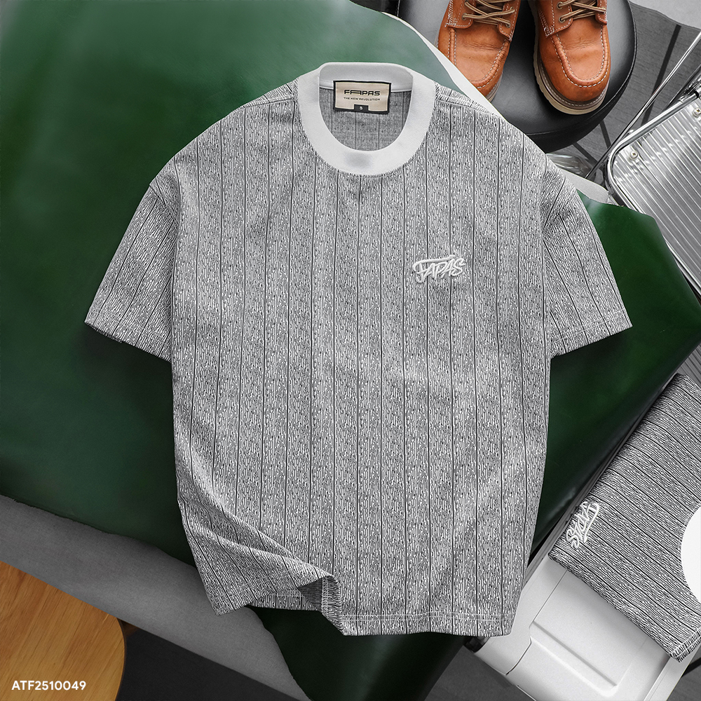 ao-thun-fapas-boxy-jacquard