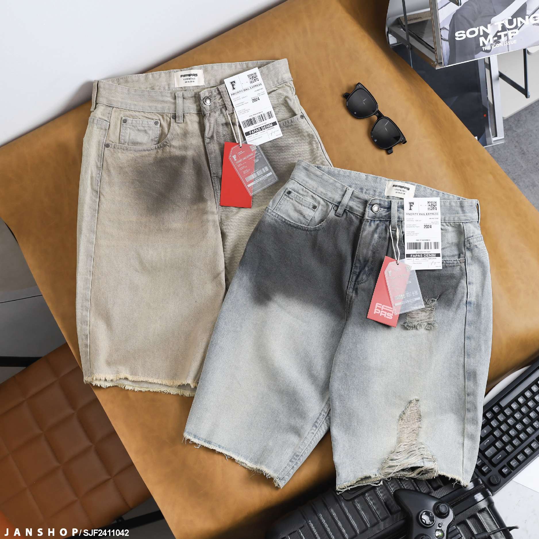 shorts-jean-fapas-straight-fit-pillow