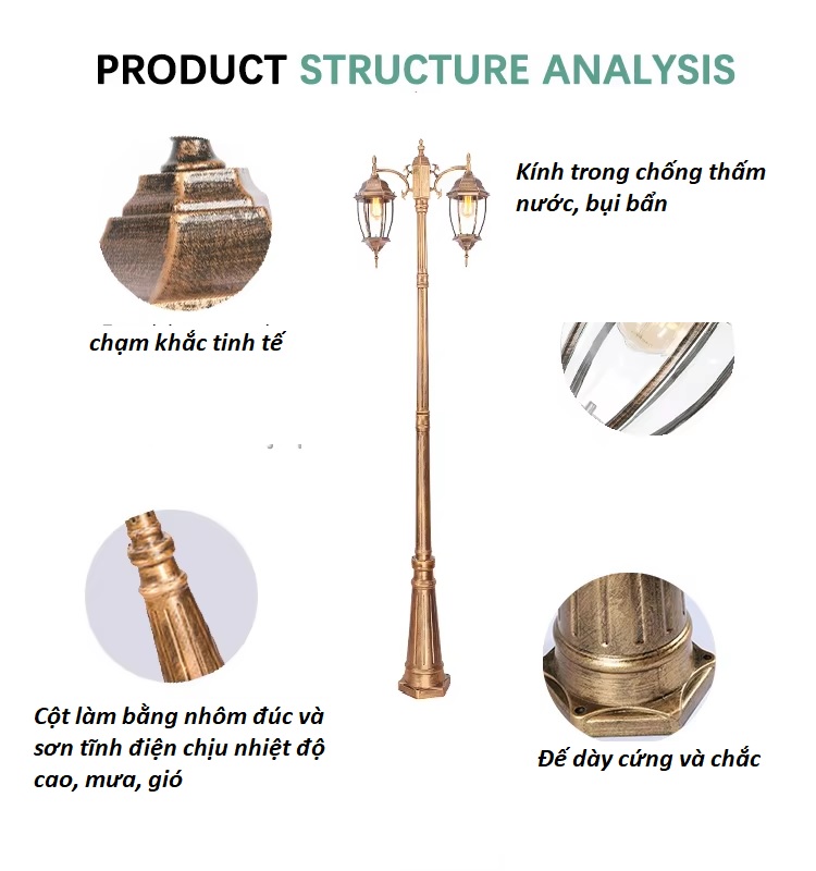 cột đèn chiếu sáng