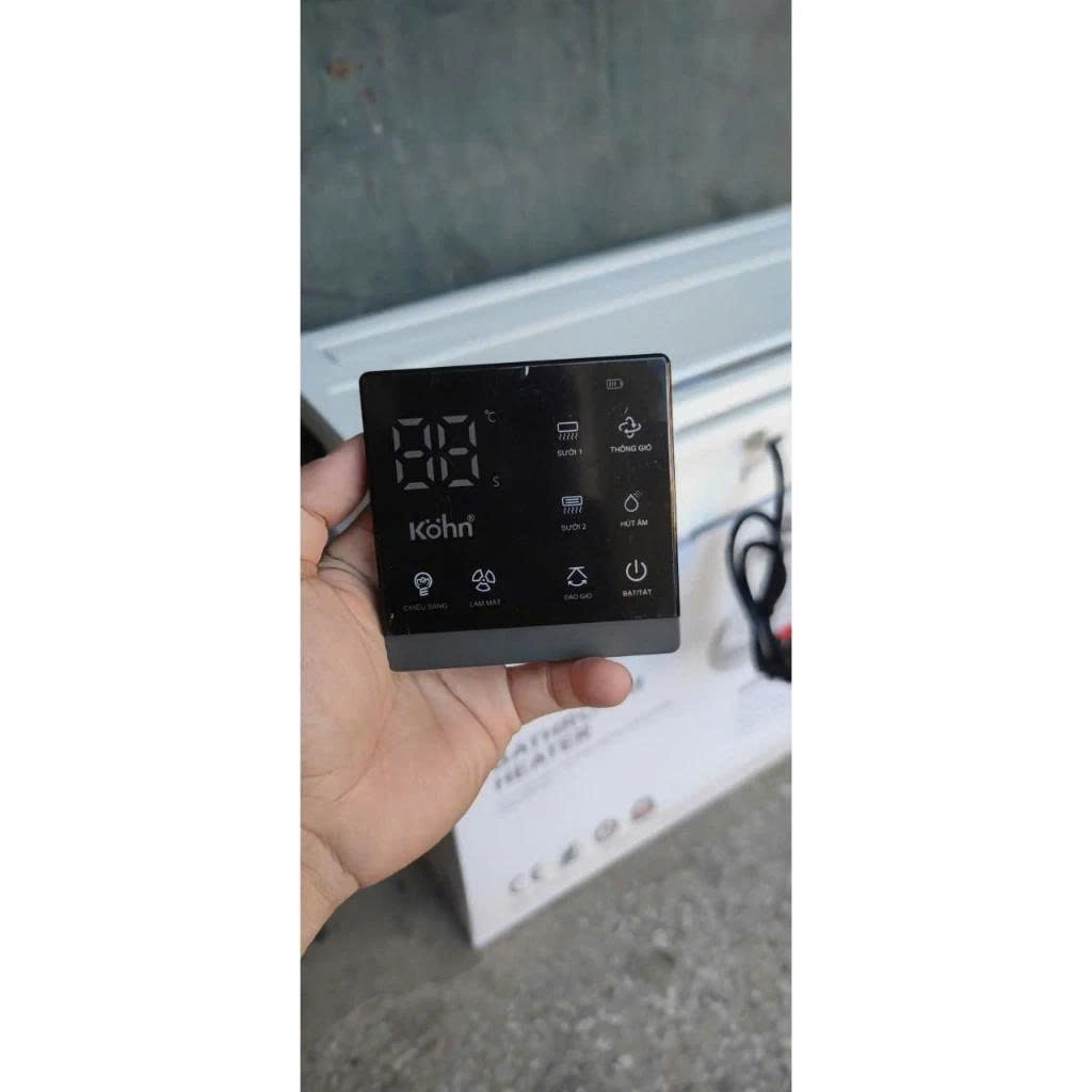 điều khiẻn từ xa đèn sưởi Kohn K80G