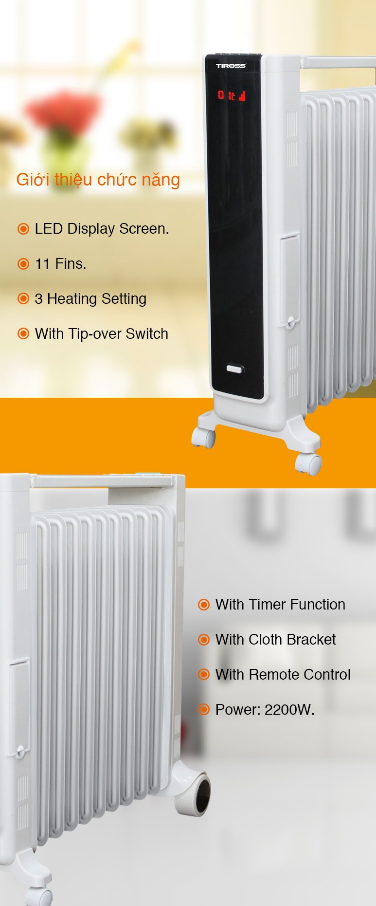 Sưởi dầu Tiross Ba lan