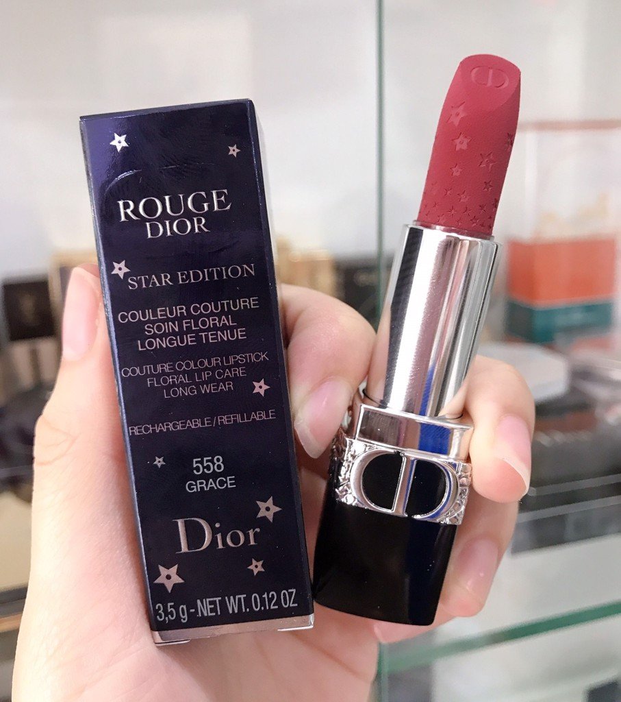 Son Dior Ultra Rouge 763 Hồng Đỏ  Son Dior Vỏ Đỏ Quyến Rũ