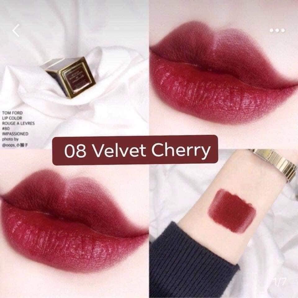 Son Tom Ford Màu 08 Velvet Cherry | oanhstore90