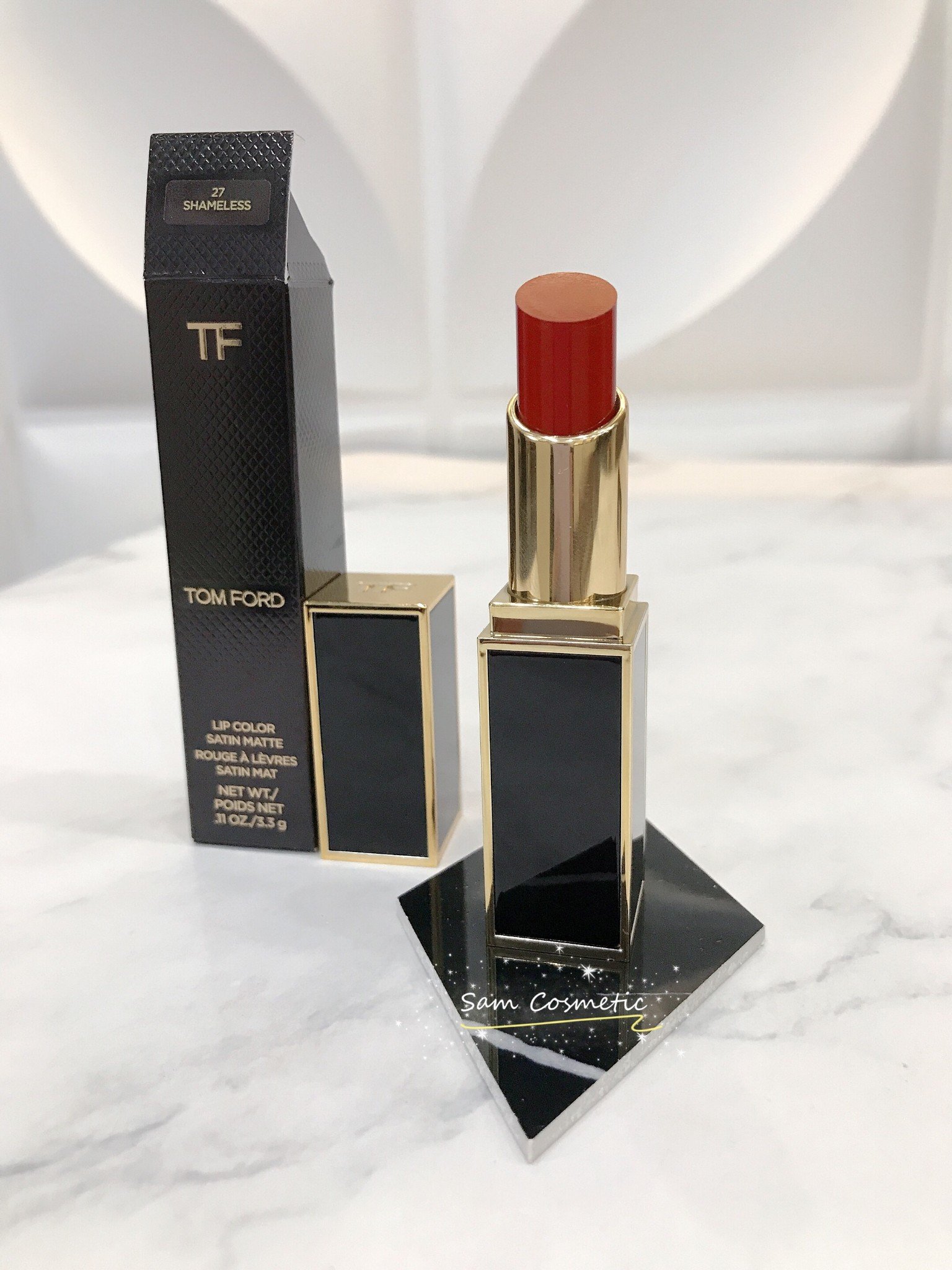 Son Tom Ford Lip Color Satin Matte Màu 27 Shameless | oanhstore90