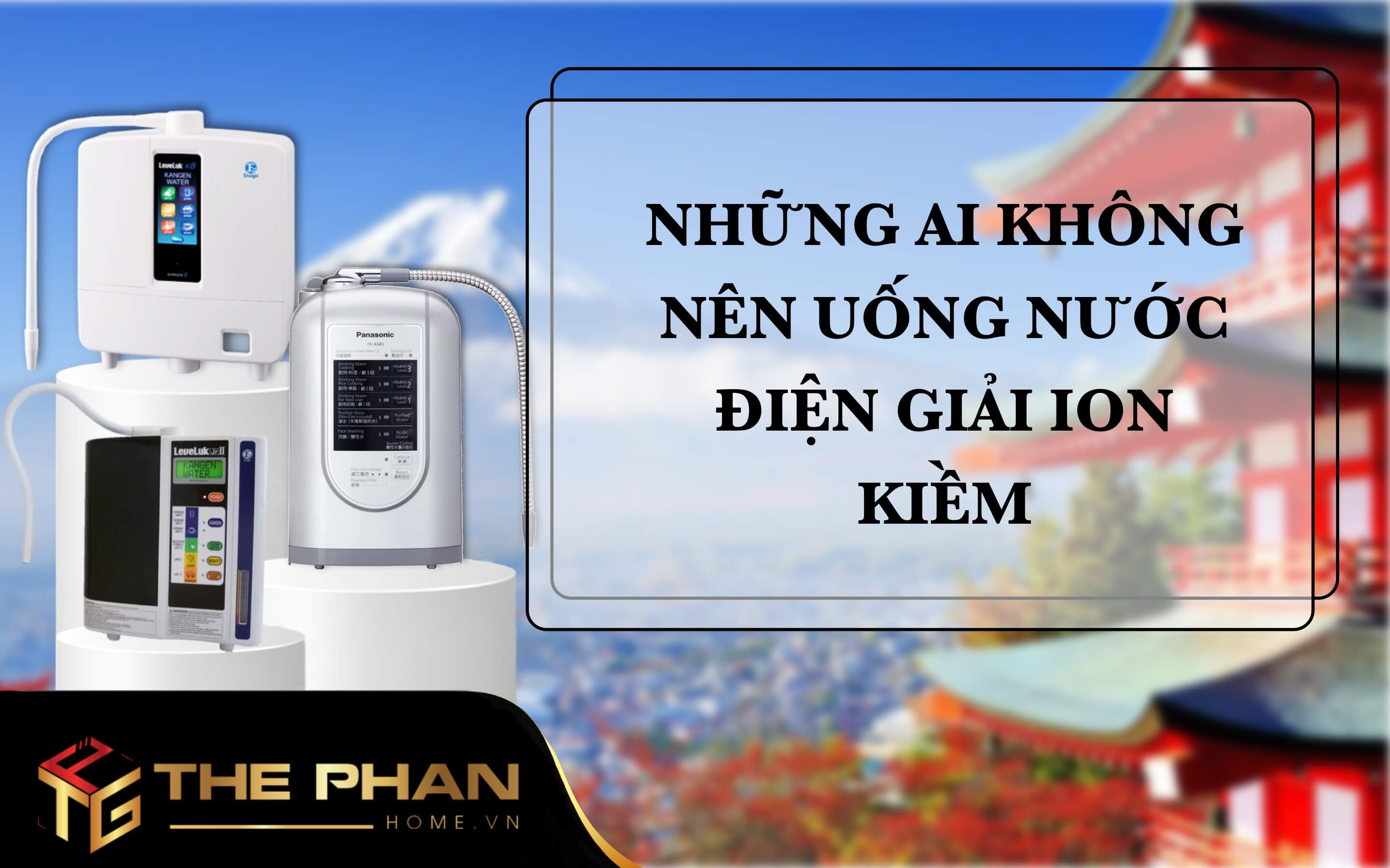 Những Ai Không Nên Uống Nước Điện Giải Ion Kiềm