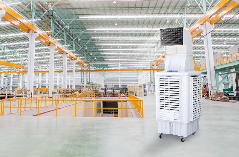 Hiệu quả khi sử dụng Quạt hơi nước công nghiệp trong nhà xưởng