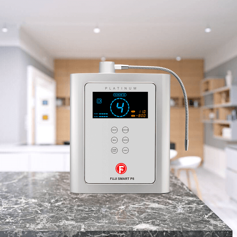 Máy Điện Giải iON Kiềm Fuji Smart P8 thiết kế hiện đại, tinh tế tạo sự sang trọng cho căn bếp của bạn.
