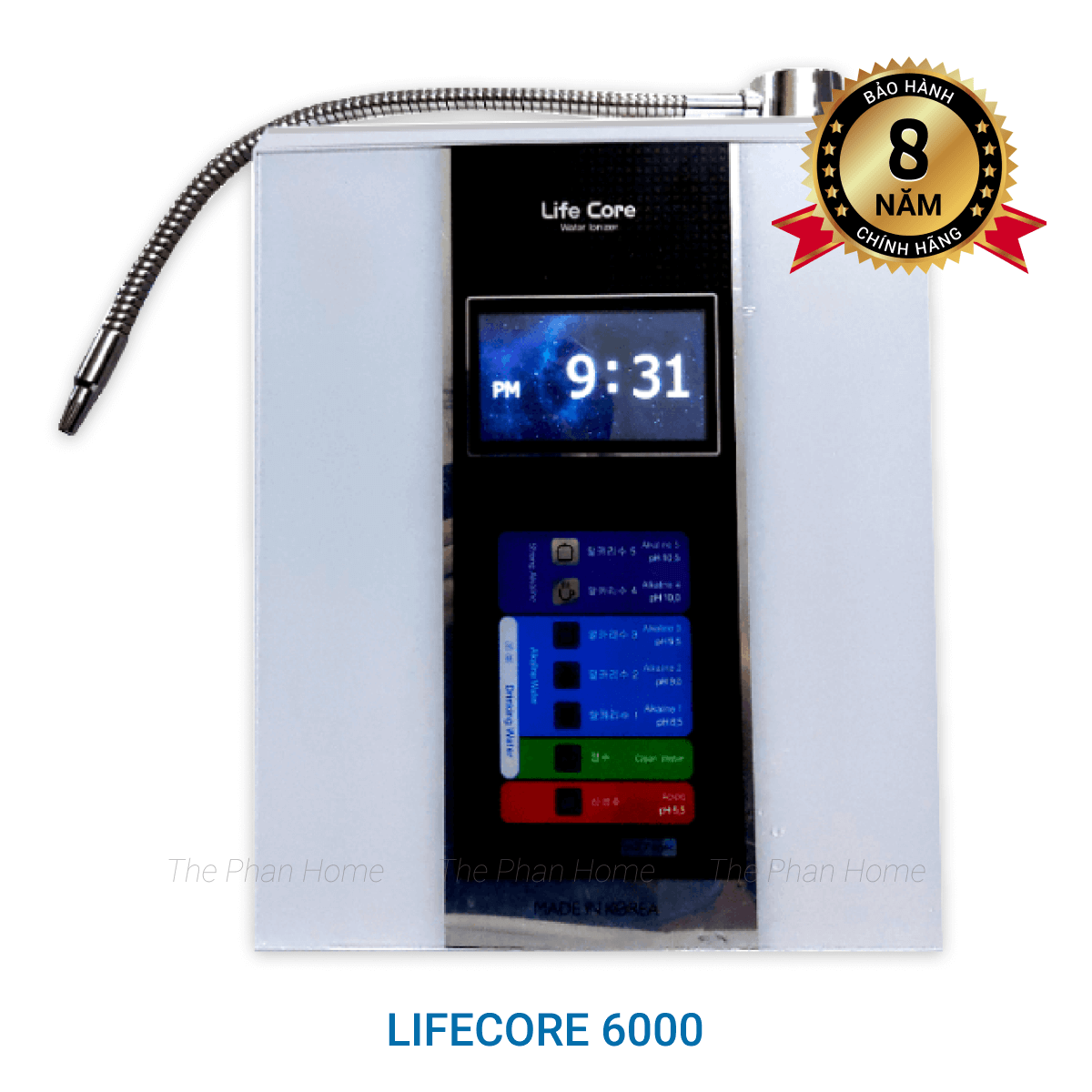 Máy Lọc Nước Điện Giải Ion Kiềm LIFECORE 6000