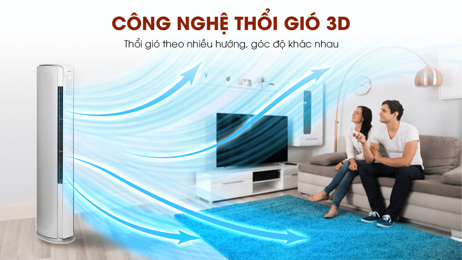 Điều Hòa Tủ Đứng GREE Inverter I-Crown 2019 GVH24AK-K3DNC6A 2.5HP- Thổi gió 3D