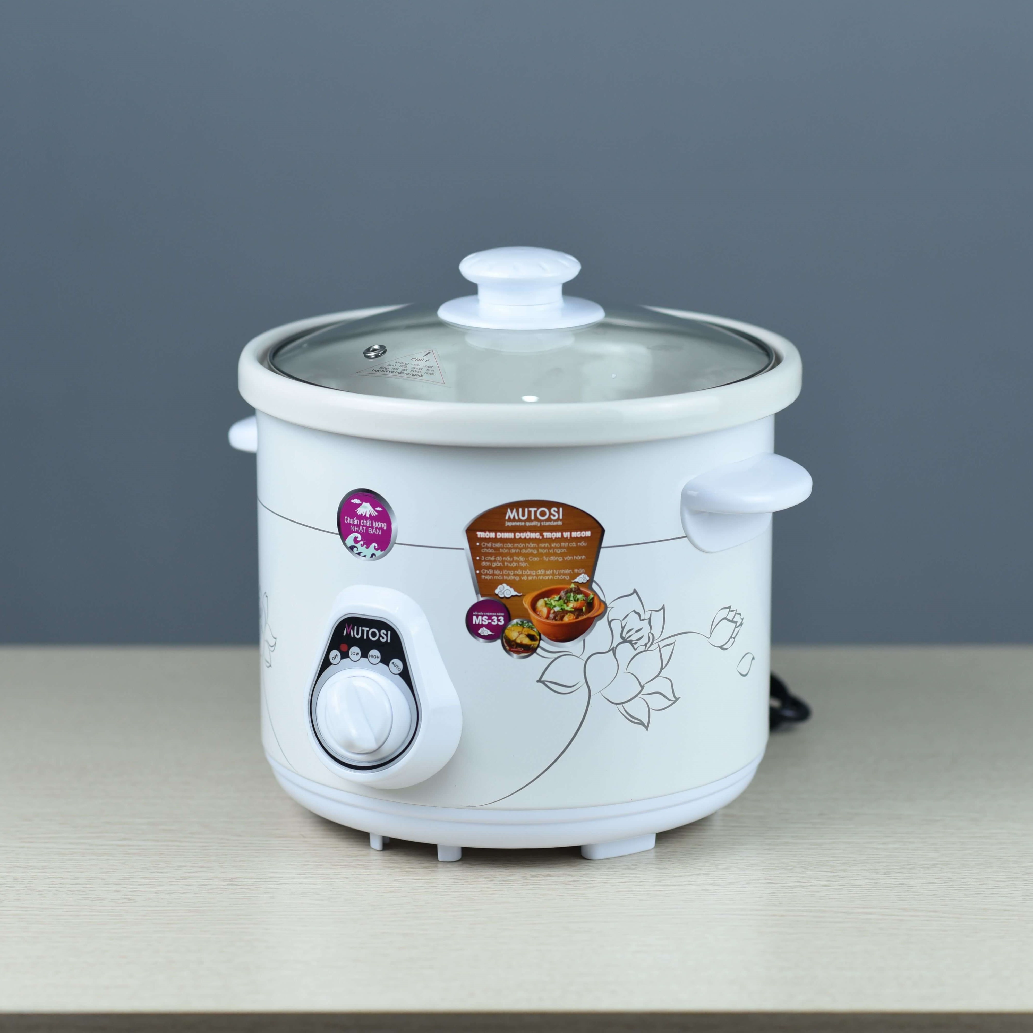 Nồi Nấu Chậm Đa Năng Mutosi MS-33 - 3.0L