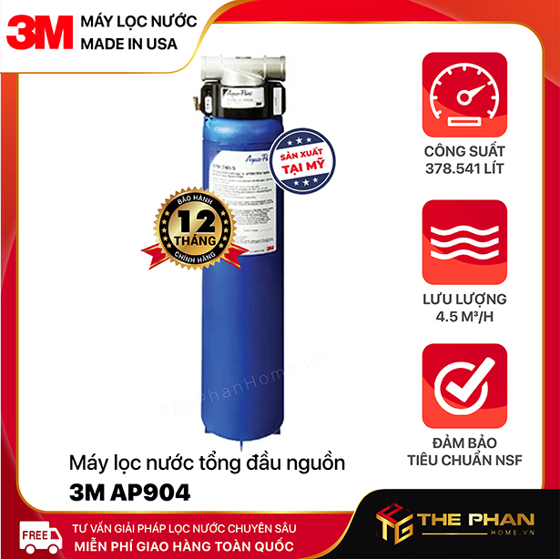 Máy Lọc Nước Đầu Nguồn 3M AP904