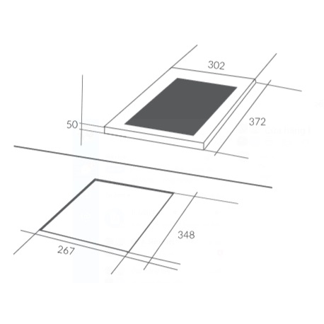 Bếp Từ Đơn Eurosun EU-T196 - Siêu Mỏng, 10 Mức Công Suất