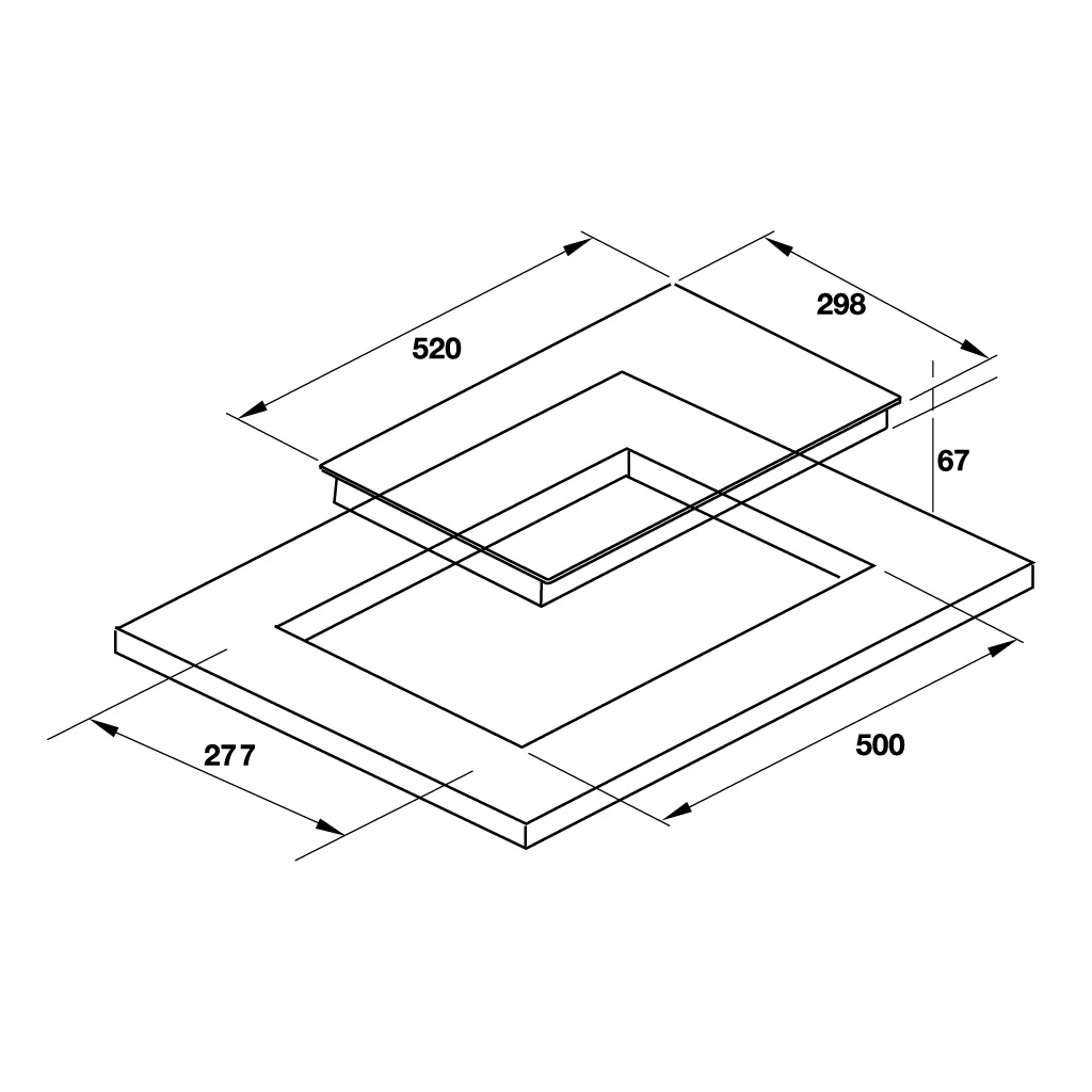 Bếp Điện Hafele HC-R302D 536.61.670 - 2 Vùng nấu