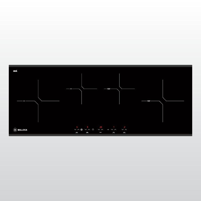Bếp Điện Từ Âm Malloca MH-04IR S - 4 vùng nấu (2 từ và 2 điện)