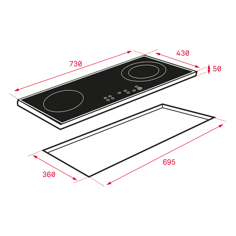 Bếp Điện Từ TEKA IZ7200 HL10210201
