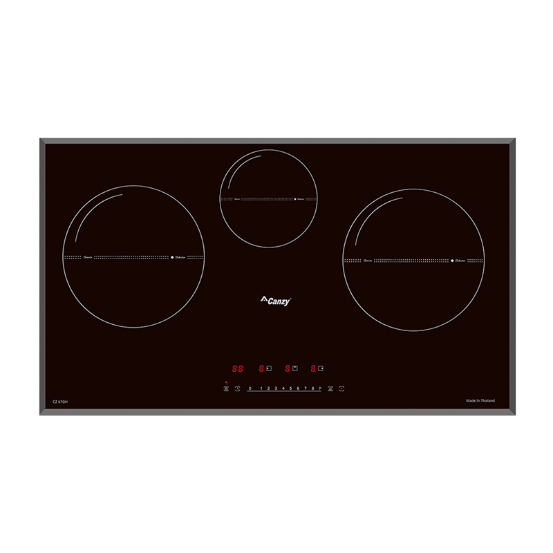 Bếp Từ CANZY CZ-67GH - 3 vùng nấu từ, Inverter, Hâm nóng, Vitro Ceramic