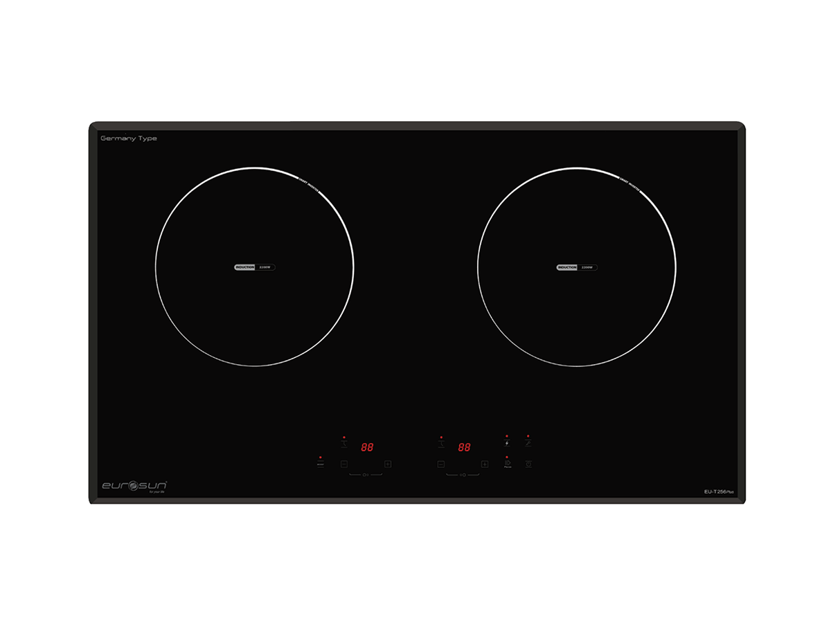 Bếp Từ Đôi Eurosun EU-T256Plus - 2 vùng nấu cảm ứng từ, inverter thông minh