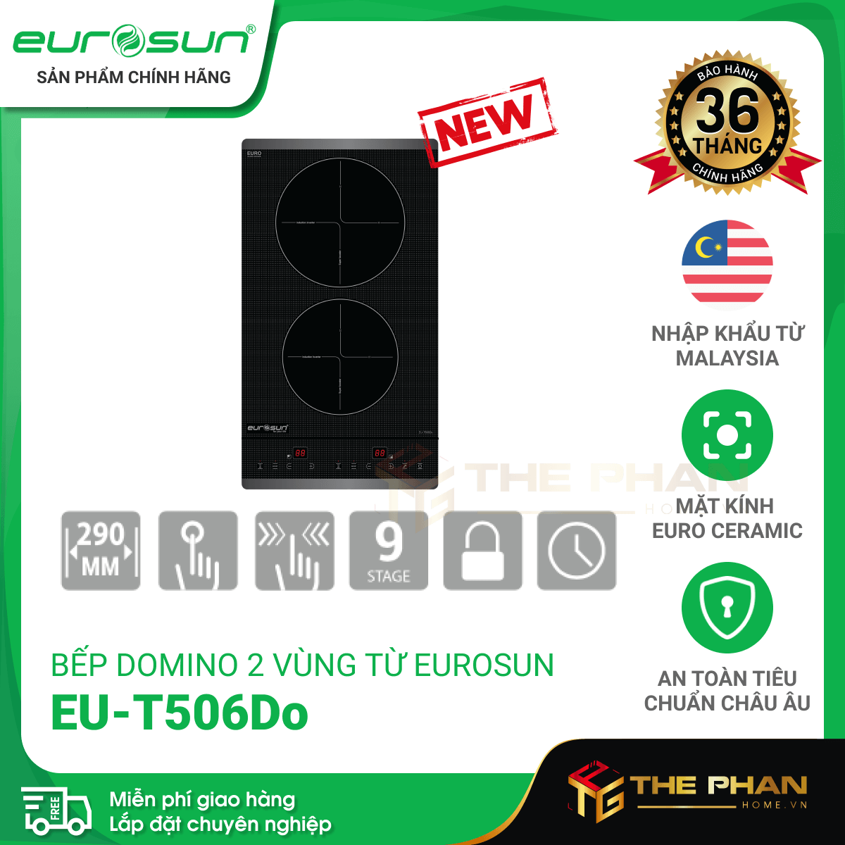 Bếp Từ Eurosun DOMINO EU-T506DO