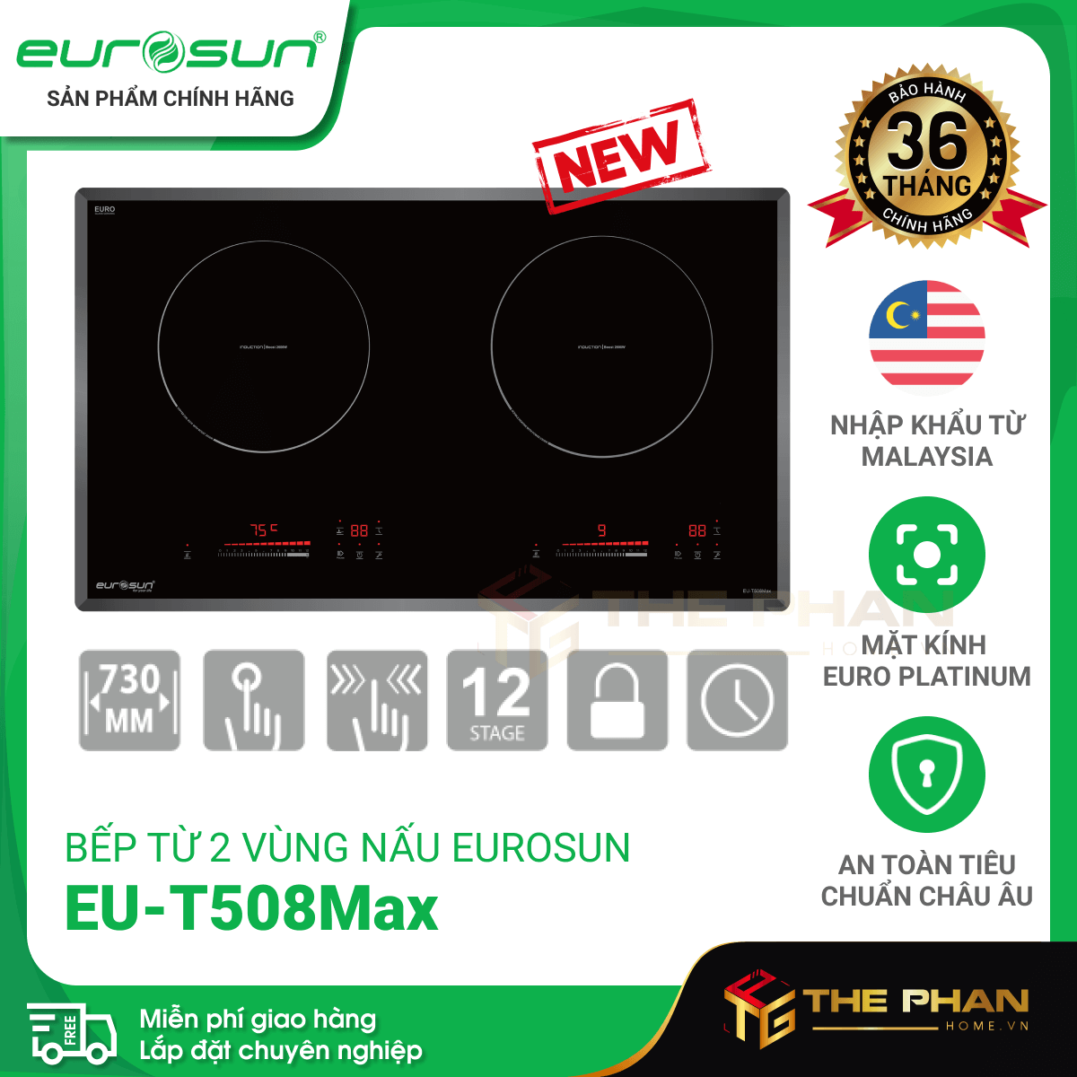 Bếp Từ Eurosun EU-T508Max