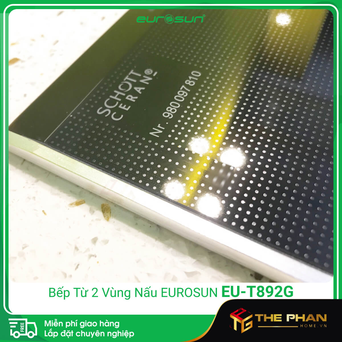 Bếp Từ Đôi Eurosun EU-T892G - Inverter Thông Minh