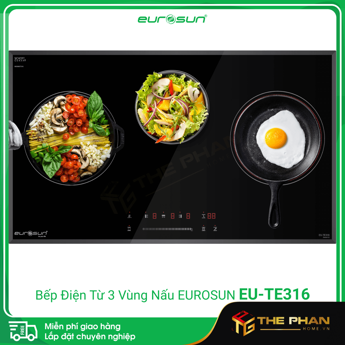 Bếp Điện Từ Eurosun EU-TE316