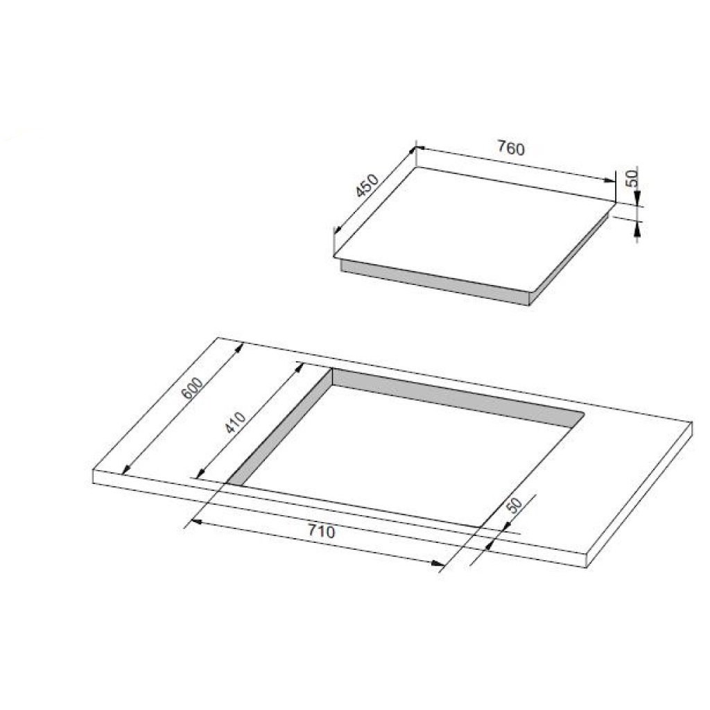 Bếp Từ Hafele HC-I772D 535.02.222 - 2 Vùng nấu