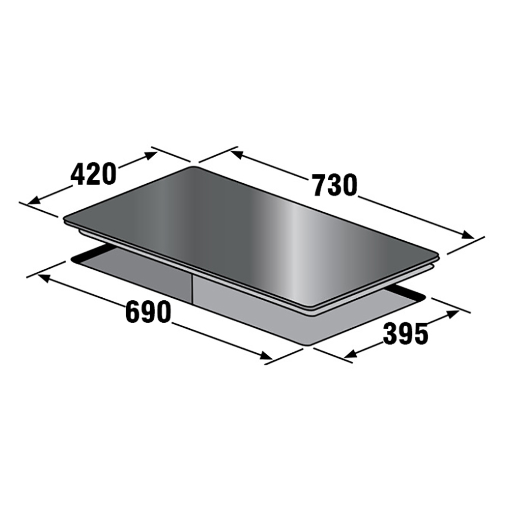Bếp Từ Đôi KAFF KF-FL101II - Kính cường lực chịu nhiệt siêu bền, Booster nấu nhanh, Inverter