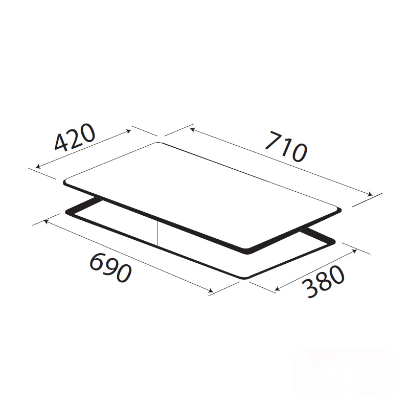 Bếp Từ Đôi KAFF KF-LCD2IG - Cảm ứng 10 mức công suất, Booster nấu nhanh