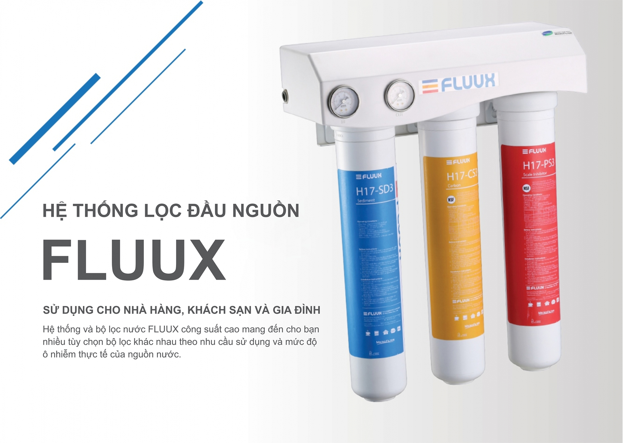 Bộ Lọc Đầu Nguồn ChungHo - FLUUX 3