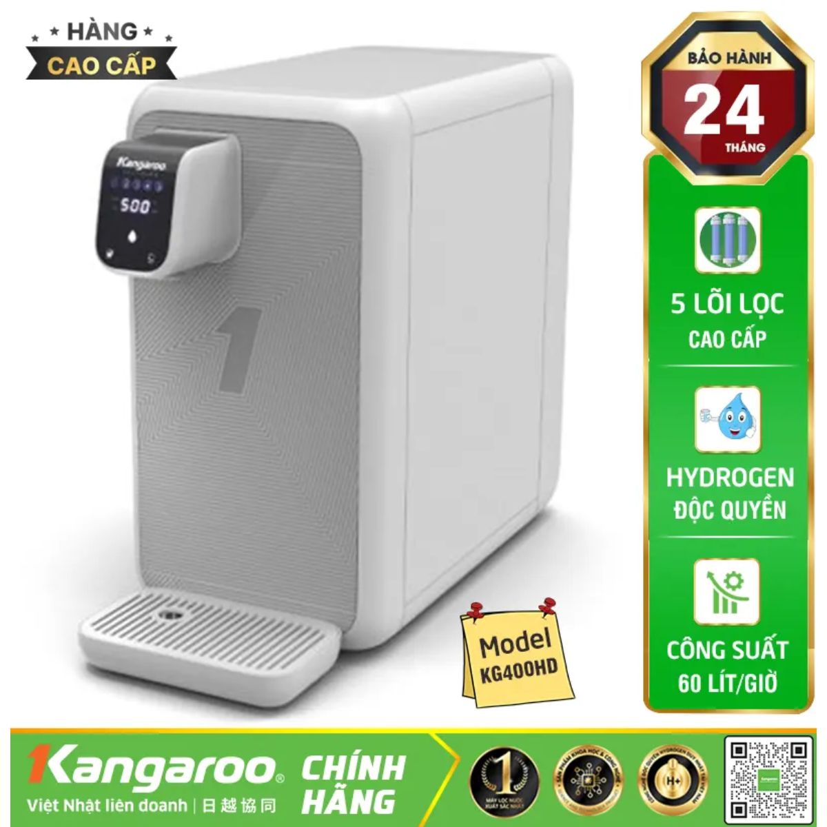 Máy Lọc Nước Hydrogen Kangaroo KG400HD