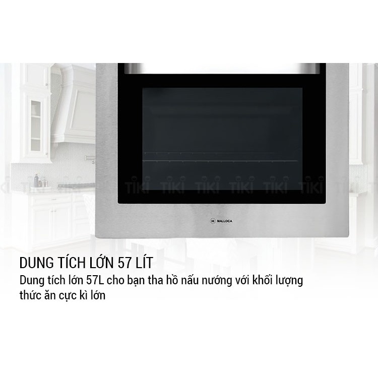 Lò Nướng Điện Âm Tủ Malloca MOV-575 AMG - 57 Lít